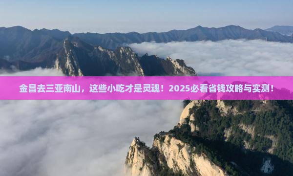 金昌前往三亚南山文化旅游区旅游小吃